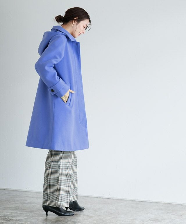 フード付きステンカラーコート【スピード配送】 | 【公式】Pierrot