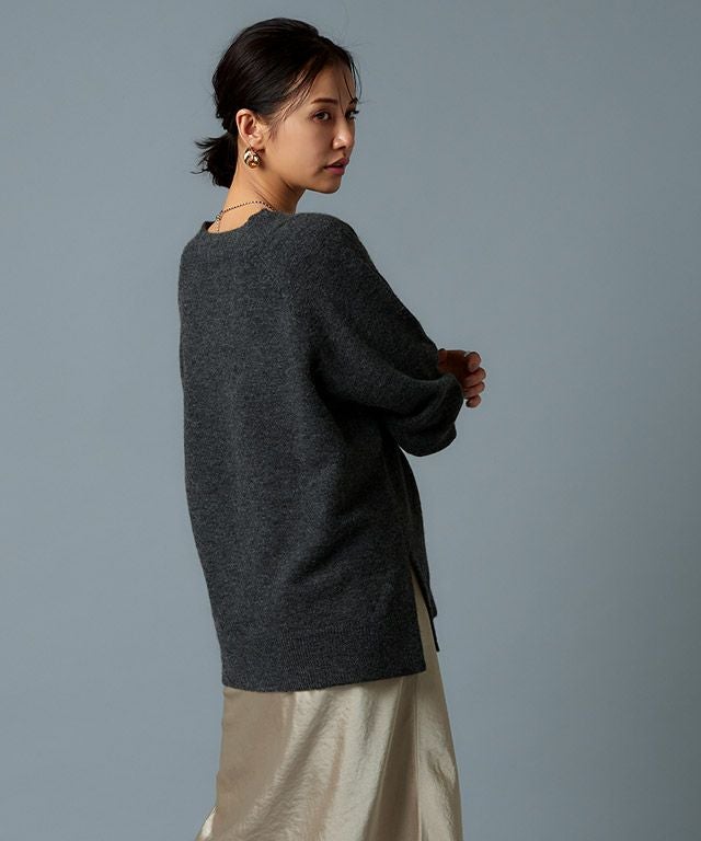 アウトレットSALE！】[RASW]モヘア混Vネックニット【スピード配送