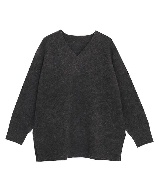 アウトレットSALE！】[RASW]モヘア混Vネックニット【スピード配送
