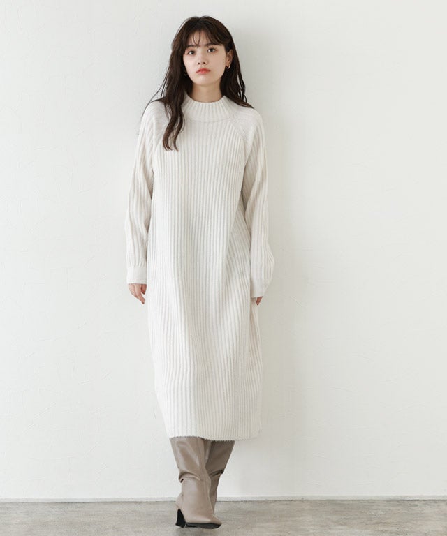 163cm / アイボリー / ロング丈 / M