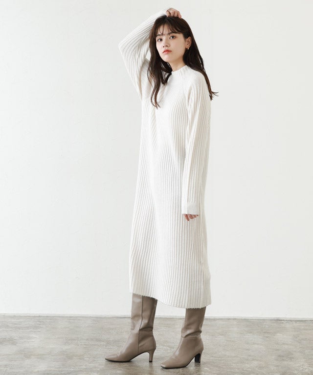 163cm / アイボリー / ロング丈 / M
