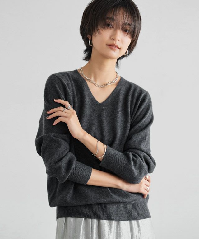 166cm / 杢チャコール / M