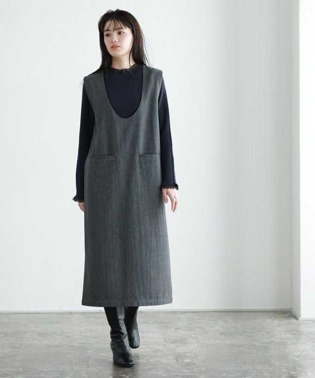 163cm / ネイビー×ブラック / M