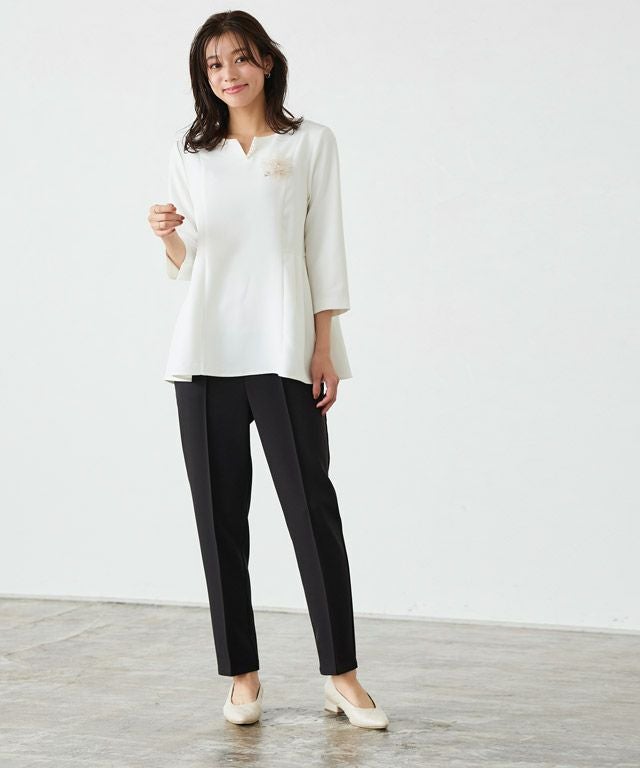 167cm / オフホワイト×ブラック / M