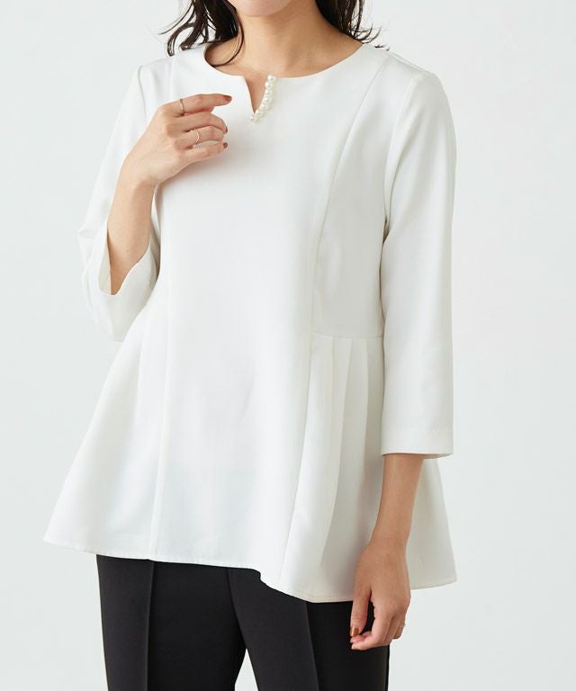 167cm / オフホワイト×ブラック / M