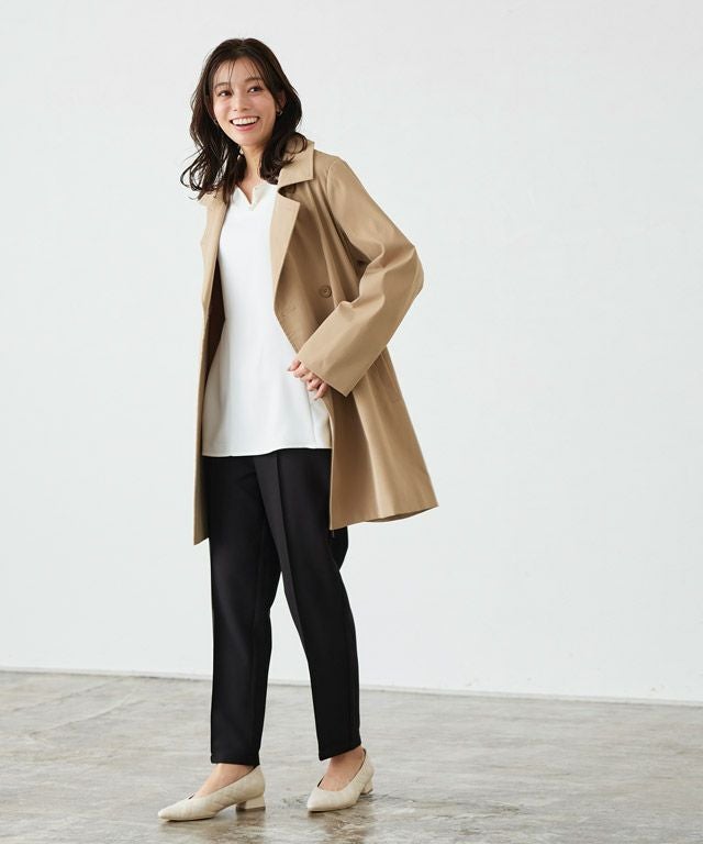 167cm / オフホワイト×ブラック / M