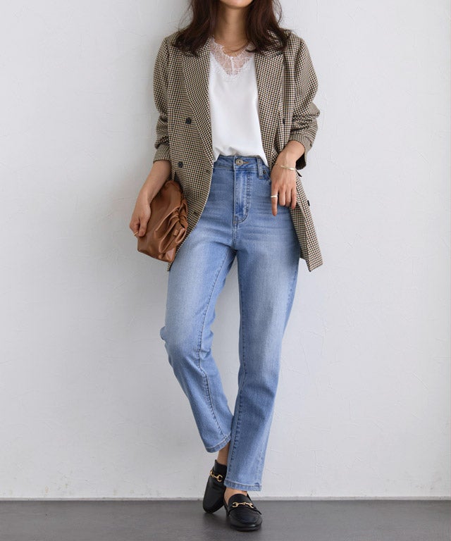 162cm / サックス / M