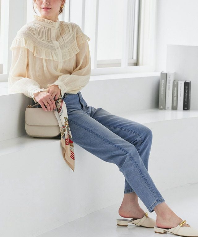 167cm / サックス / M