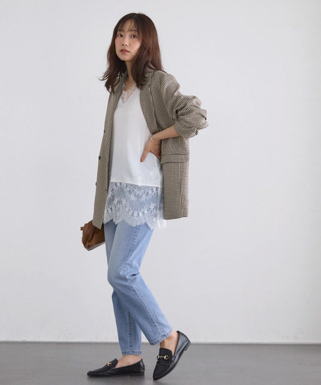 162cm / サックス / M