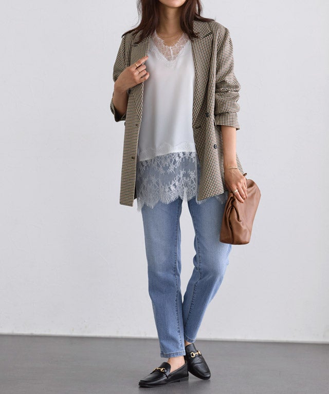 162cm / サックス / M