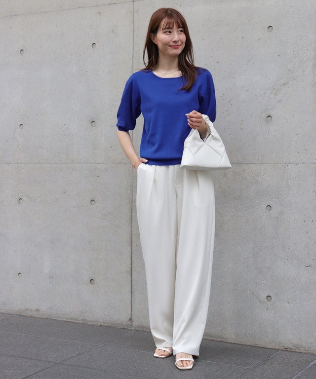 2wayパフハーフスリーブニット 【Pierrot】【スピード配送】 | 【公式 2wayパフハーフスリーブニット 【Pierrot】【スピード配送】 | 【公式
