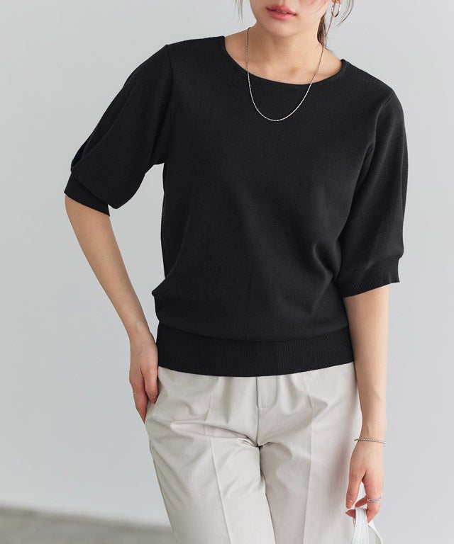 2wayパフハーフスリーブニット 【Pierrot】 | 【公式】Pierrot（ピエロ