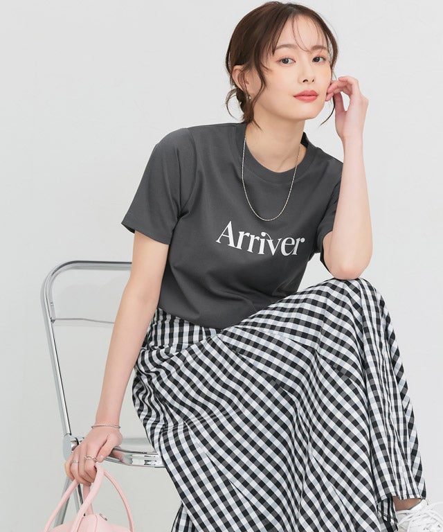 167cm / A / チャコール×オフホワイト / M