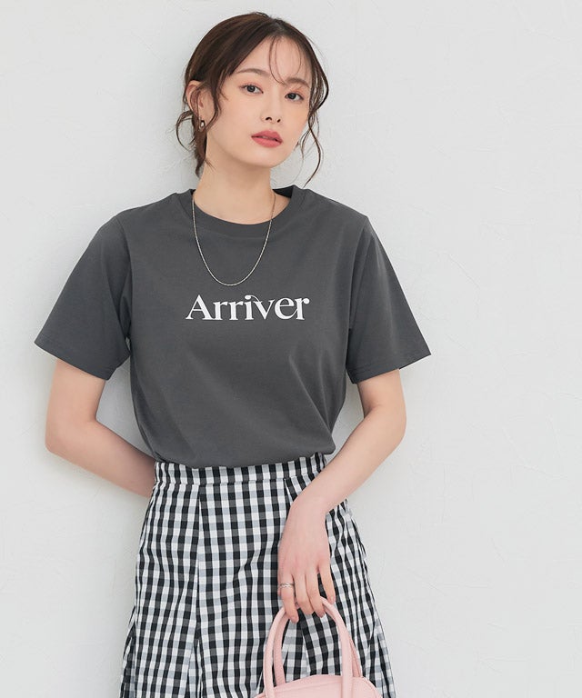 167cm / A / チャコール×オフホワイト / M