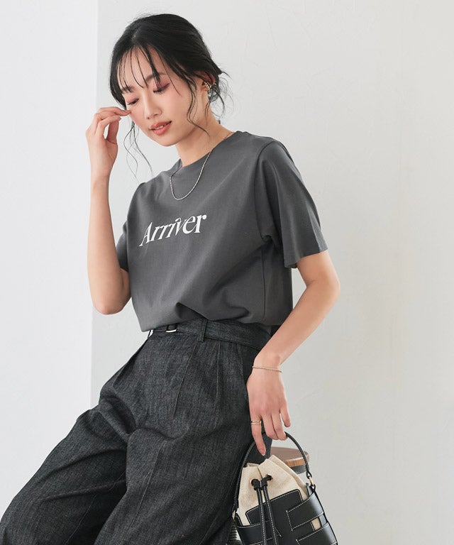 162cm / A / チャコール×オフホワイト / M