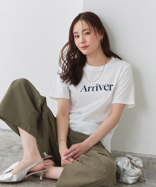 167cm / A / オフホワイト×ネイビー / M