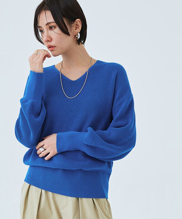 RASW] 綿100％Vネックニット【スピード配送】 | 【公式】Pierrot