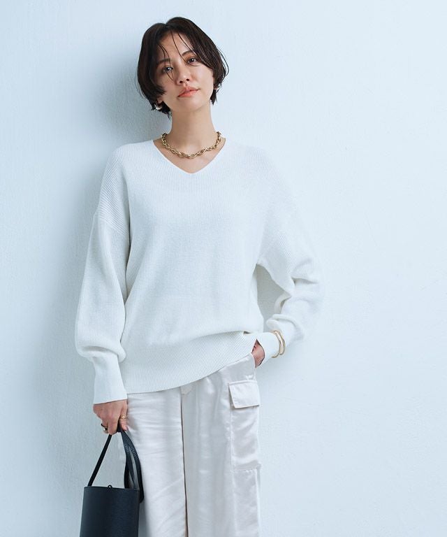 RASW] 綿100％Vネックニット【スピード配送】 | 【公式】Pierrot