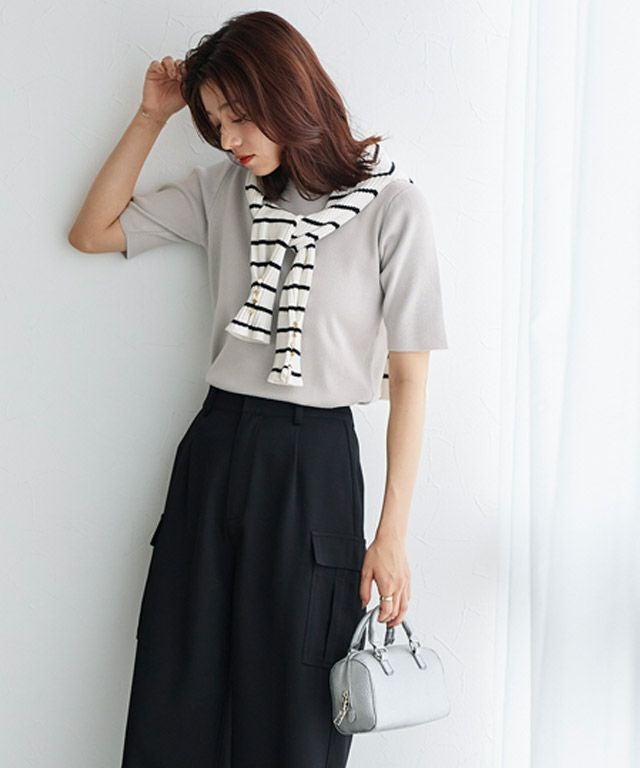 167cm / グレー / クルーネック / M