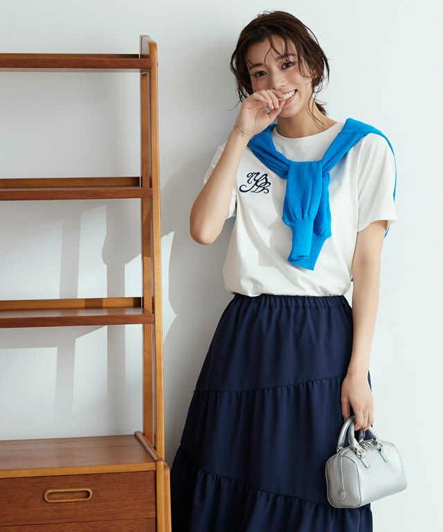シルケット刺繍Tシャツ 【Pierrot】【スピード配送】 | 【公式