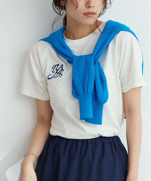 シルケット刺繍Tシャツ 【Pierrot】【スピード配送】 | 【公式