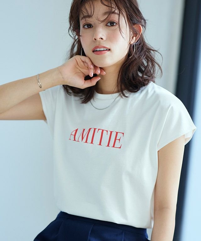 167cm / オフホワイト×レッド / M