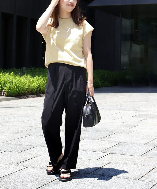 ヒロ様　2点　DESCENTE レディース　ストレートパンツ　黒 接触冷感イージータックテーパードパンツ 【Pierrot】【スピード配送