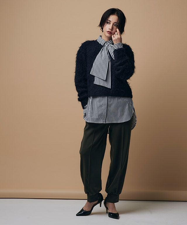 RASW]モヘアタッチクロップドニット【スピード配送】 | 【公式