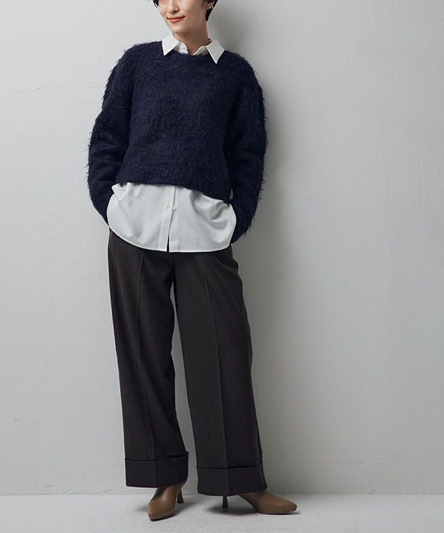 RASW]モヘアタッチクロップドニット【スピード配送】 | 【公式