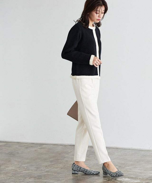 167cm / ブラック×オフホワイト / M