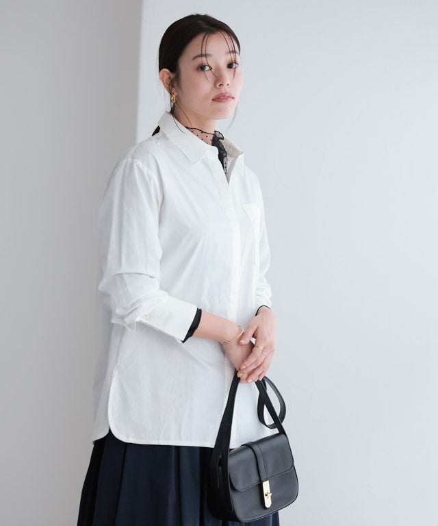 167cm / オフホワイト / ロング丈 / M