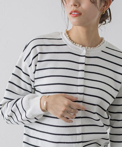 マルチwayコットンタッチニットカーディガン