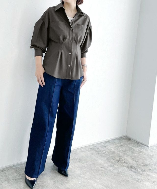 160cm / ダークブラウン / M