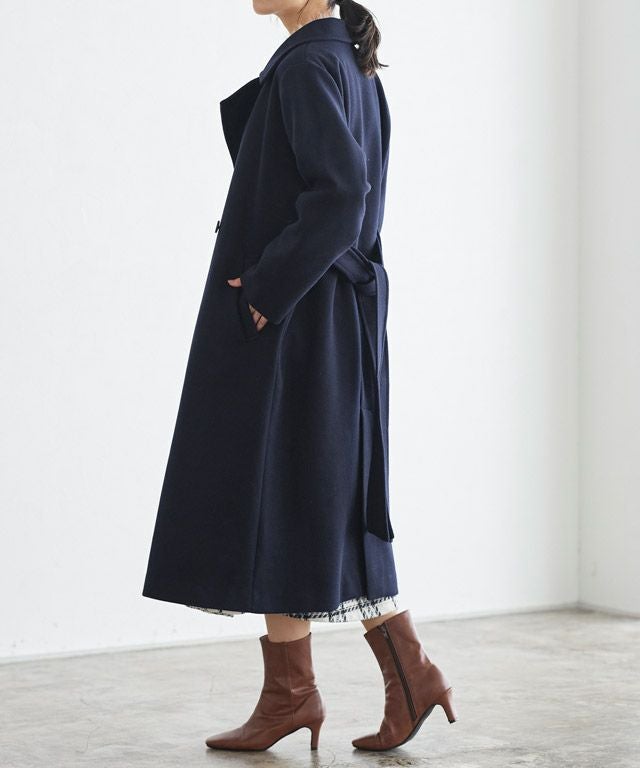 メルトンステンカラーロングコート【スピード配送】 | 【公式】Pierrot