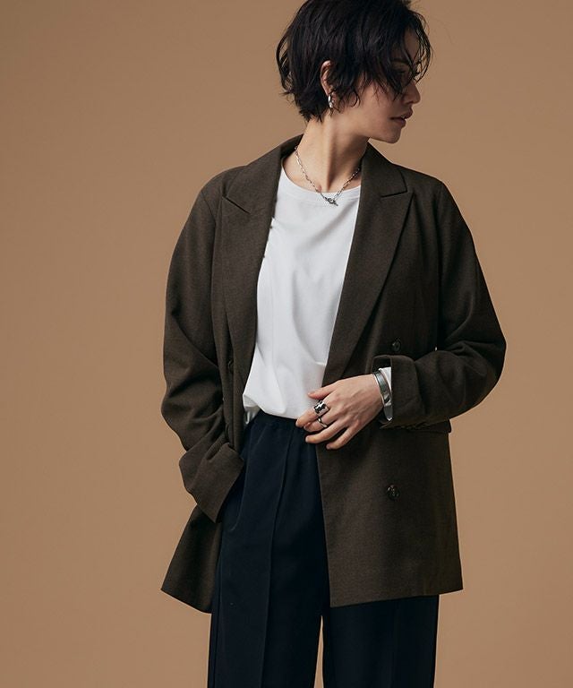 RASW] ウールミックスダブルジャケット◇送料無料【スピード配送