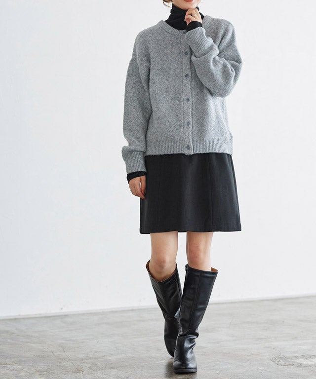 163cm / 杢グレー / M