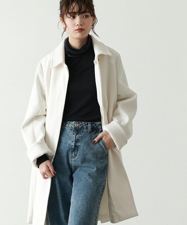 2wayボタンステンカラーコート【スピード配送】 | 【公式】Pierrot