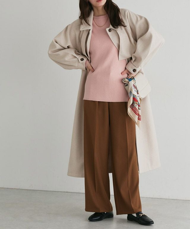 167cm / ピンク / クルーネック / M