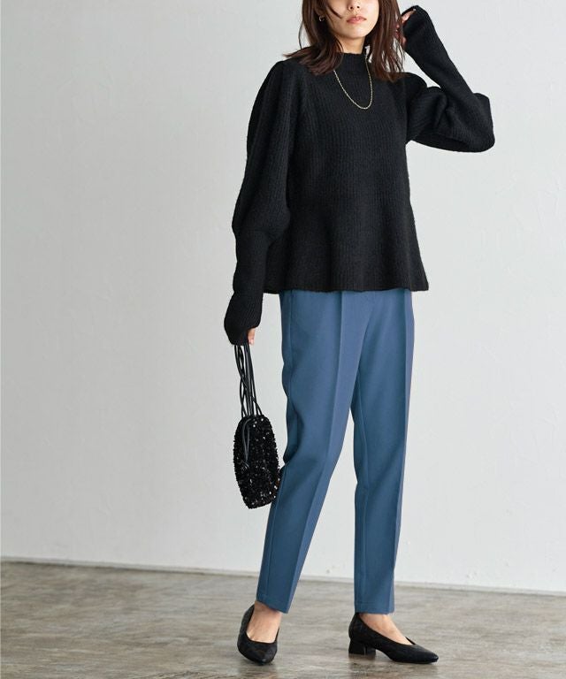 ふんわりウォッシャブルサムホールペプラムニット | 【公式】Pierrot