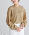 167cm / ベージュ / ボリュームスリーブ / M