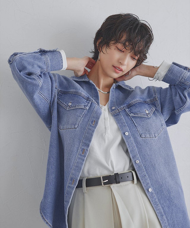 166cm / ブルー/シルバー / M