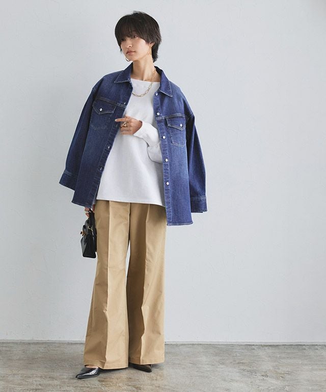 166cm / ミッドブルー/シルバー / M