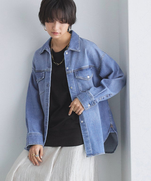 166cm / ブルー/シルバー / M