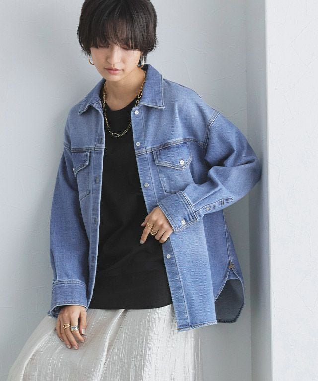 166cm / ブルー/シルバー / M