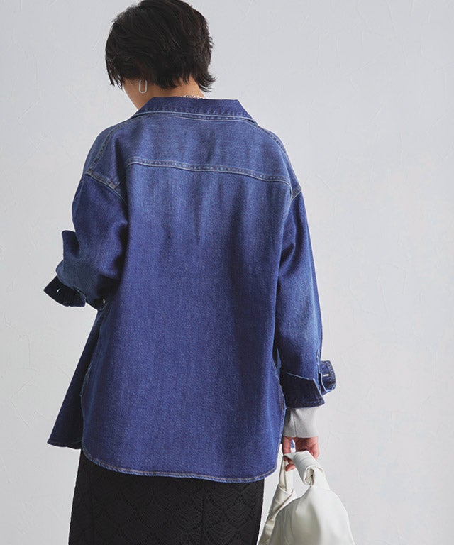166cm / ミッドブルー/シルバー / M