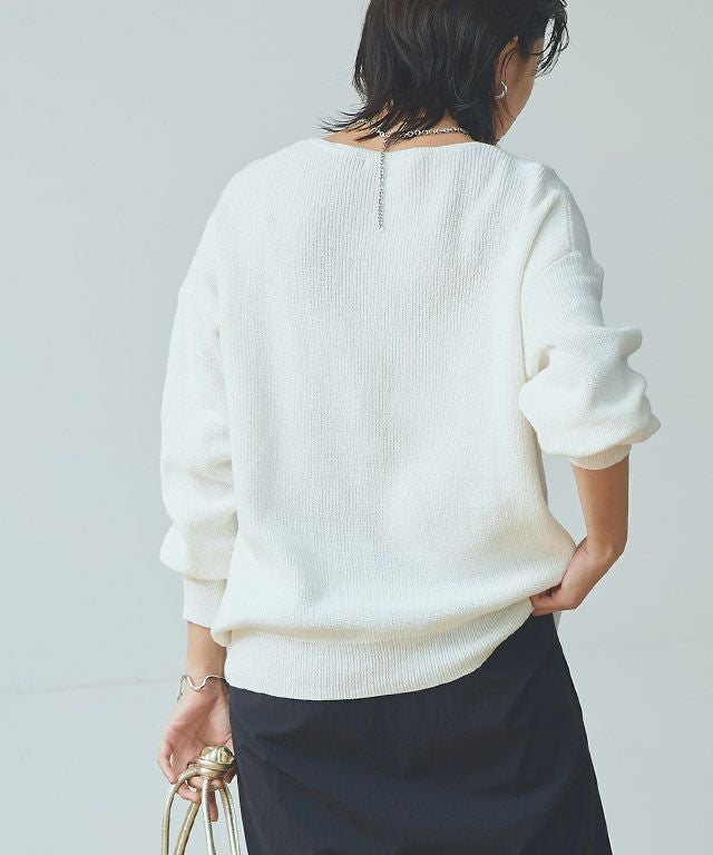 TODAYFUL クルーネックビッグニット ゆったり 無地 秋 冬 白 ホワイト MADISONBLUE / マディソンブルー】 クルーネックプルオーバー SHAGGY