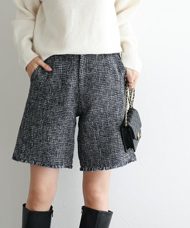 ツイードショートパンツ | 【公式】Pierrot（ピエロ）レディース