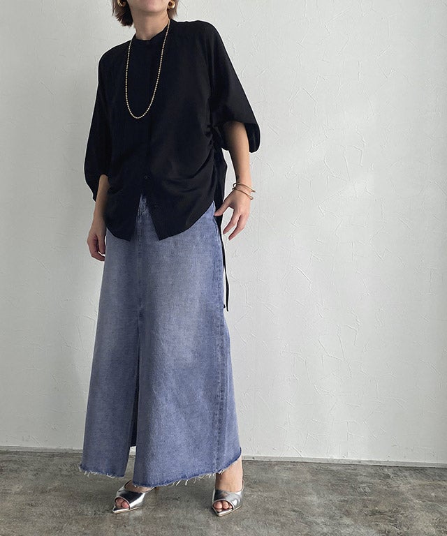 165cm / サックス / M