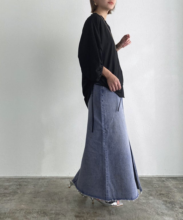 165cm / サックス / M