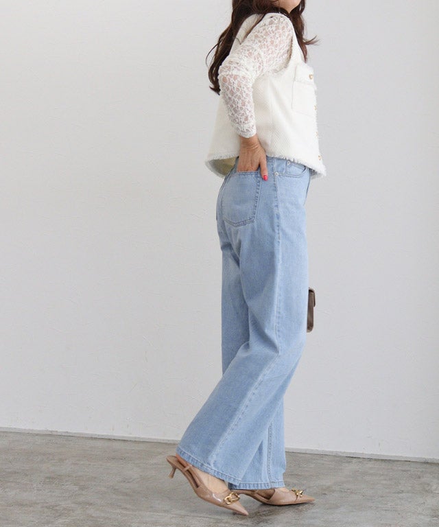 157cm / サックス / M